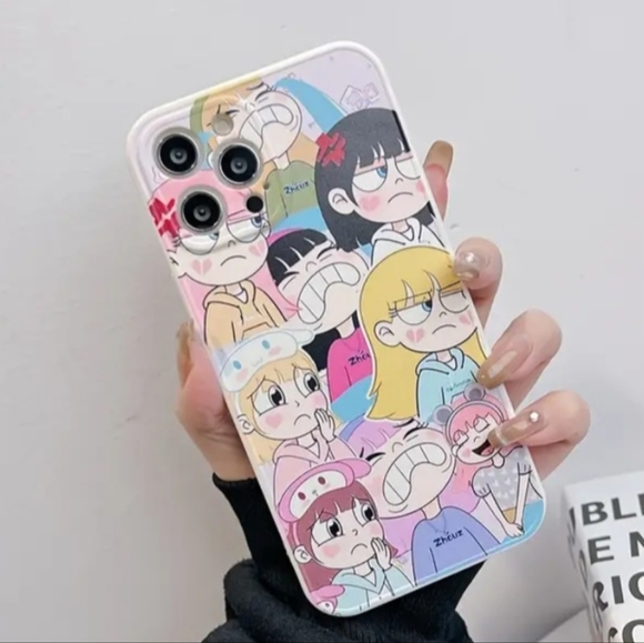 Iphone 14 Pro Max Cartoon Angry Girl Phone Case - Picture 2 of 4